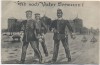 AK Ab nach Vater Seemann ! Matrosen vor Kaserne Kiel Soldatenkarte 1910