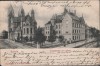 AK Krefeld Josephkirche mit Schule 1903