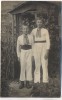 AK Foto 2 Jungen in Tracht Lützen 1913