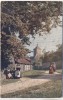 AK Foto Rothenburg o. T. An der alten Linde bei der Roßmühle Bahnpoststempel 1910