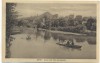 AK Jena Blick auf den Hausberg Boote mit Menschen 1915