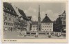 AK Foto Ulm an der Donau Marktplatz mit Brunnen Feldpost 1940