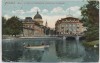 AK Potsdam Blick von der Havel auf Stadtschloss Nikolaikirche Palasthotel mit Boot Feldpost 1915