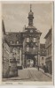 AK Bamberg Rathaus mit Strasse 1932