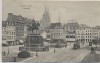 VERKAUFT !!!   AK Cöln am Rhein Köln Heumarkt mit Strassenbahn 1910