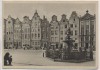 AK Danzig Giebelhäuser auf dem Langen Markt und Neptunbrunnen Gdańsk Polen 1940