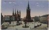 AK Halle an der Saale Marktplatz mit Marienkirche und Roter Turm Feldpost 1916