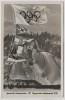 AK Garmisch-Partenkirchen Olympische Winterspiele Sprungschanze Fahnen 1936 RAR
