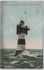 AK Rotesand-Leuchtturm vor der Wesermündung b. Bremerhaven 1910