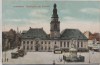 AK Mannheim Marktplatz mit Rathaus 1913