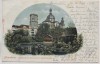 AK Mannheim Stadtpark mit Sternwarte u. Jesuitenkirche 1902