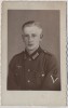 AK Foto Soldat Funker in Uniform Porträt Thisted 2. WK 1940
