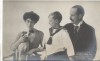 AK Adel König Haakon Königin Maud und Kronprinz Olaf von Norwegen mit Hund 1910 RAR
