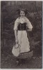 AK Foto Niederwiesa Mädchen Frau in Tracht 1912