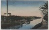 AK Erstein Zuckerfabrik am Rhein-Rhone-Kanal Elsass Bas-Rhin Frankreich Feldpost 1916 RAR