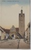 AK Zörbig Ehemaliges Hallesches Tor mit Menschen 1924