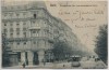 AK Berlin Kreuzberg Königgrätzer Straße Ascanischer Platz mit Hotel Habsburger Hof und Straßenbahn 1906