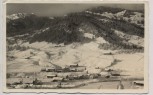 VERKAUFT !!!   AK Foto Gunzesried im Allgäu Ortsansicht mit Steineberg und Mittag im Winter b. Blaichach 1938