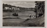 AK Foto Oberhof in Thüringen Golfhotel mit Golfwiese 1940