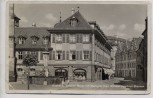 AK Foto Ansbach Unterer Markt mit Markgraf Karl Wilhelm Friedrich-Brunnen 1935