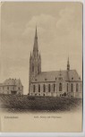 AK Edenkoben Kath. Kirche mit Pfarrhaus 1910