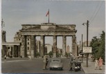 AK Foto Berlin Mitte Brandenburger Tor mit Grenzkontrolle 1960