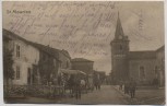 AK St. Maurice (Bas-Rhin) Ortsansicht mit Kirche Soldaten 1.WK Frankreich Feldpost 1916