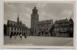 VERKAUFT !!!   AK Foto Coesfeld Markt mit Rathaus u. Lambertikirche Gaststätte 1940