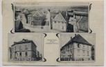 VERKAUFT !!!   AK Hüttenfeld Lampertheim Gesamtansicht vom Schloss Löwenstein mit Gasthaus Delp und Verwaltungsgebäude 1908 RAR