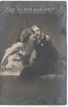 AK Foto Mann und Frau Hast du mich auch lieb ? 1910