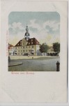 VERKAUFT !!!   AK Gruss aus Borna Rathaus Sachsen 1900