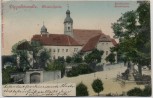 AK Dippoldiswalde Bismarckplatz Handkolorirte Künstlerkarte 1901