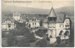 VERKAUFT !!!   AK Luftkurort Dornholzhausen Taunus Villenpartie mit Saalburg b. Bad Homburg vor der Höhe 1910 RAR