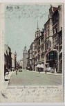 AK Halle an der Saale Leipziger Straße mit Leipziger Turm 1902