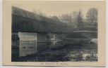 VERKAUFT !!!   AK Alte Holzbrücke bei Saalburg Ebersdorf Stiftung für Heimatschutz 1913