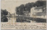 AK Erlangen Kanalpartie bei der Windmühle 1903