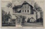AK Gruss aus Rannstedt Gasthof Kirche Kammergut bei Bad Sulza 1908 RAR