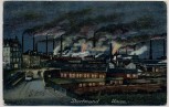 AK Dortmund Union-Werke bei Nacht 1908