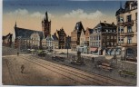 AK Trier Hauptmarkt mit Gangolphskirche 1920