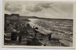 VERKAUFT !!!   AK Foto Ostseebad Zempin auf Usedom Strand mit Menschen 1935