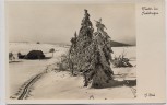 VERKAUFT !!!   AK Foto Ursprung b. Graslitz Počátky (Kraslice) Winter im Sudetengau Tschechien 1935 RAR