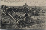AK Grab einer deutschen Kraftwagenkolonne bei Le Pavé in Frankreich Feldpost 1.WK 1916