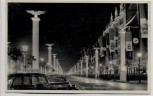 AK Foto Berlin Prachtstraße bei Nacht mit Autos 1937