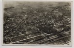 VERKAUFT !!!   AK Foto Lage an der Lippe Fliegeraufnahme mit Bahngleis und Bahnhof 1938 RAR