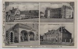 AK Mehrbild Quedlinburg Kaserne 165 er Hauptwache Verwaltungsgebäude ... 1911 RAR