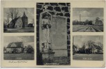 AK Mehrbild Hannover Gruß aus Bothfeld Krieger-Denkmal Geha Schule ... 1940 RAR