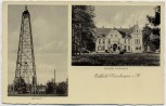 VERKAUFT !!!   AK Nienhagen (Landkreis Celle) Schloss und Ölturm Niedersachsen 1935