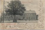 AK Gruss aus Schwarzenbek in Schleswig-Holstein Friedenseiche und Schule 1901 RAR