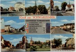 AK Mehrbild Gruß aus Schwarzenbek in Schleswig-Holstein Straßenansichten 1970