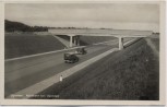 VERKAUFT !!!   AK Foto Opladen Leverkusen Autobahn mit Brücke und Autos 1933 RAR